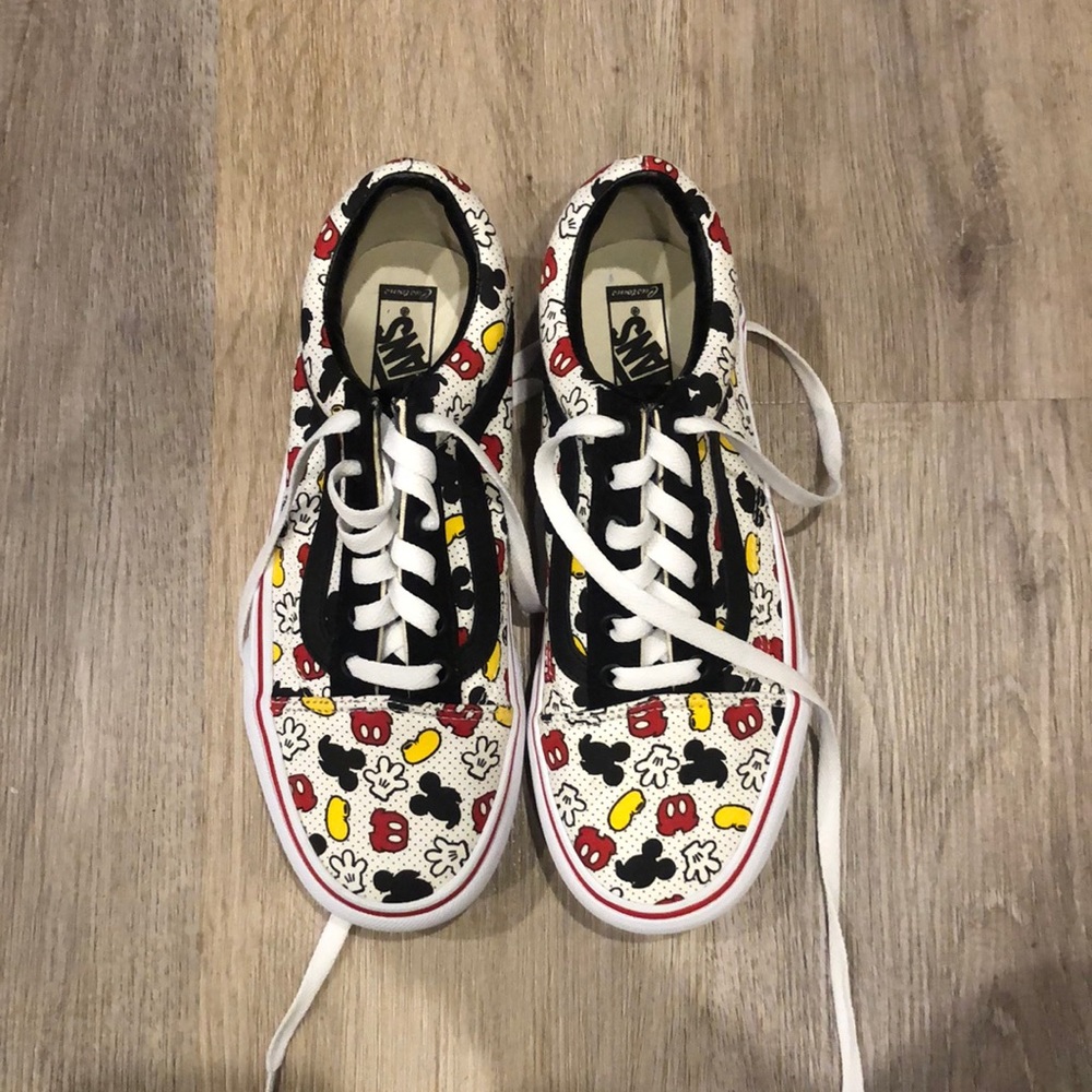 Vans Custom Mickey platform